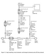 Input matching circuit schematic, with design kit elements and a DC bias network.jpg