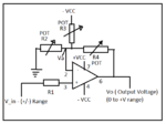 Design of resistance values for Opamp for +/-  input voltage range amplification