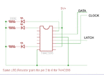 How to expand I/O pins of a microcontroller using 74HC595 C Code