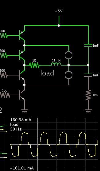 3-level diode-clamped 2 PNP 2 NPN 2 caps load is RL.png