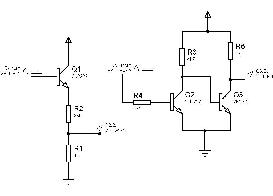5 v 3.3 v. Преобразователь уровней 5v-3.3v схема. Преобразователь уровня 3.3 в 5 схема. Преобразователь уровня 3.3 в 5 на транзисторе. Преобразователь уровней 5v-3в на транзисторе.