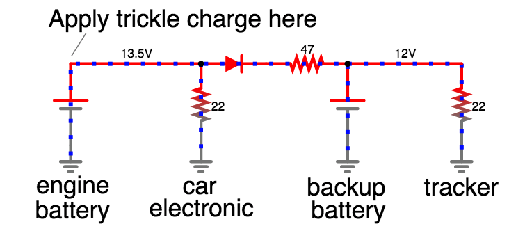 steering diode isolates backup battery from car system.png