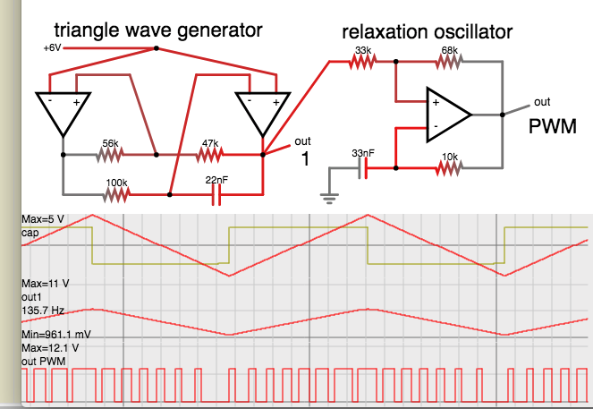 triangle wave PWM (3 op amps 12V single-ended supply) .png