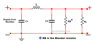 What is bleeder resistor in rectifier