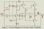 Circuit Diagram of 10 watt Audio Amplifier.jpg