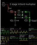 3 Villard stage voltage tripler 120VAC to 1k load 400VDC.png