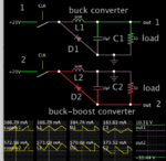 buck conv waveforms compare to buck-boost ident inV out V.png