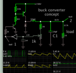 buck converter contr by inv-gate NPN PNP 156VDC to 36V 10A.png
