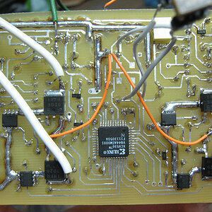 H-Bridge mosfet with  cpld controller copper side