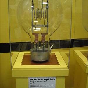 50,000 Watt Light Bulb