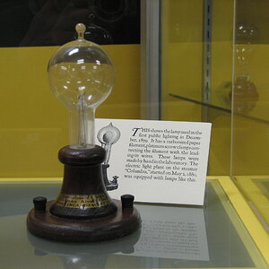 Edison's First Commercial Light Bulb