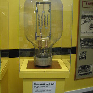 75,000 Watt Light Bulb