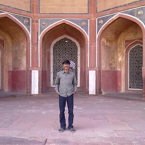 In Humayun's Tomb --- Delhi