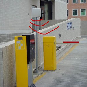 one project for 1 in1 out parking control