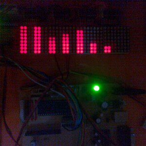 MSGEQ7 Audio Spectrum LED Matrix