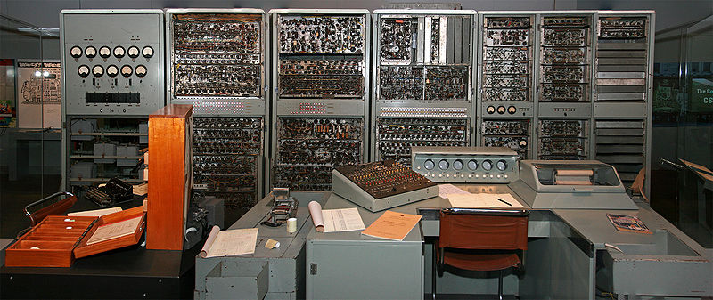 CSIRAC
(Council for Scientific and Industrial Research Automatic Computer), Australia's first digital computer, 
and the fourth stored program compute