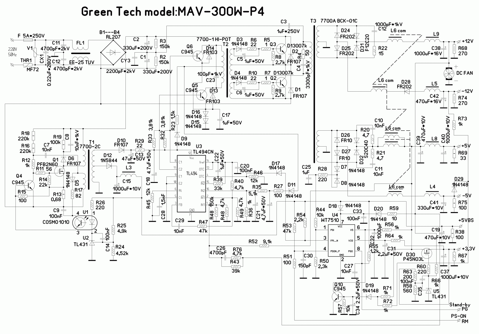 Green Tech MAV 300W P4