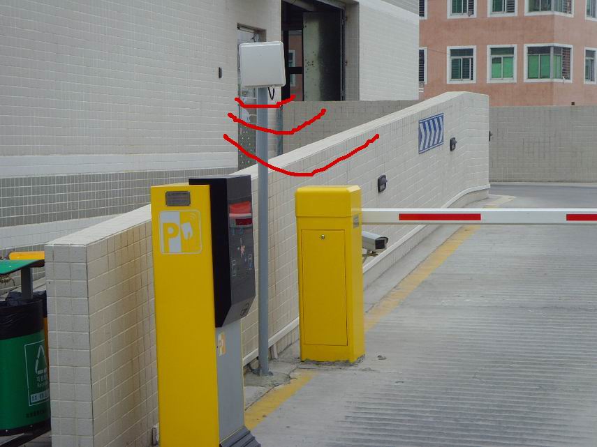 one project for 1 in1 out parking control